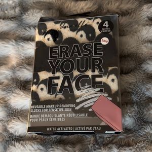 Danielle Creations Erase Your Face Reusable Makeup Removing Cloth 4-Pack